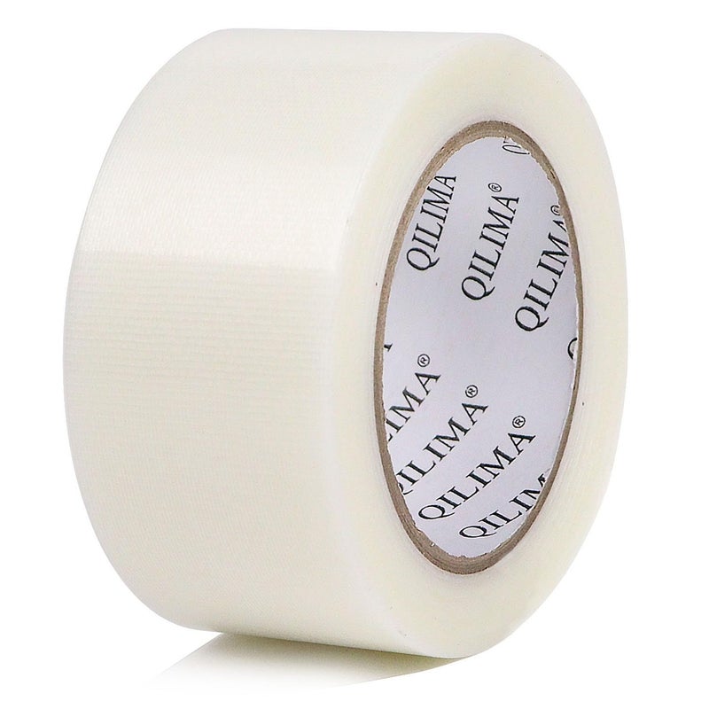 QILIMA Duct Tape Heavy Duty, Professional Grade Duct Tape for Photographers, No Residue,Industrial, Professional Use, 2 Inch X 28 Yards, Clear - Image 1